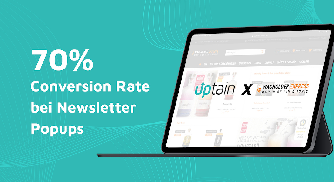 Erfolgsgeschichte: Wachholder Express erzielt eine Conversion Rate von 70 % bei Newsletter Popups