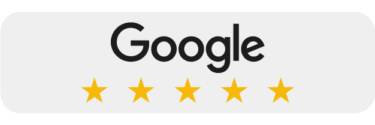 Google Bewertungssiegel mit fünf Sternen
