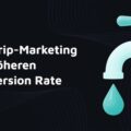 Grafik mit Text: Mit Drip-Marketing zur höheren Conversion Rate, Wasserhahn-Symbol daneben in türkis 