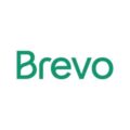 Brevo Logo in Grün auf weißem Hintergrund