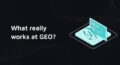 Turquoise eye labelled 'AI' in front of a screen showing charts on a dark background.