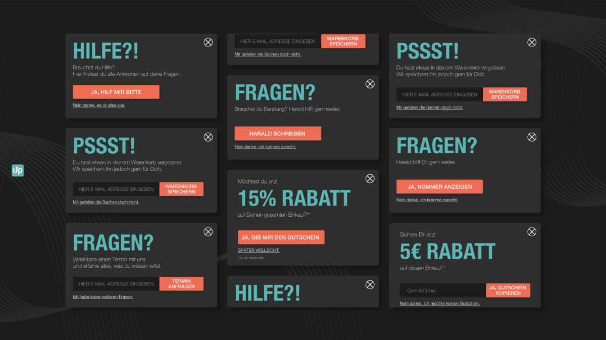 Conversions Exit Intent Popups